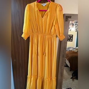 Yellow Polka Dot Dress